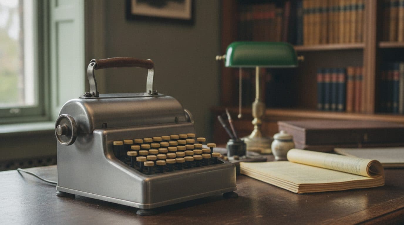 Mechanical adding machine on a ledger desk illustrating the best AI tools for accountants in 2026
