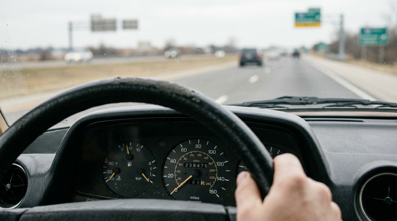 Car odometer and dashboard illustrating the IRS standard mileage rate 2026 of 72.5 cents per mile